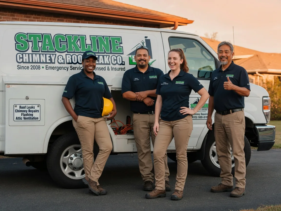 Chimney flashing repair company in Meadowlands, MN